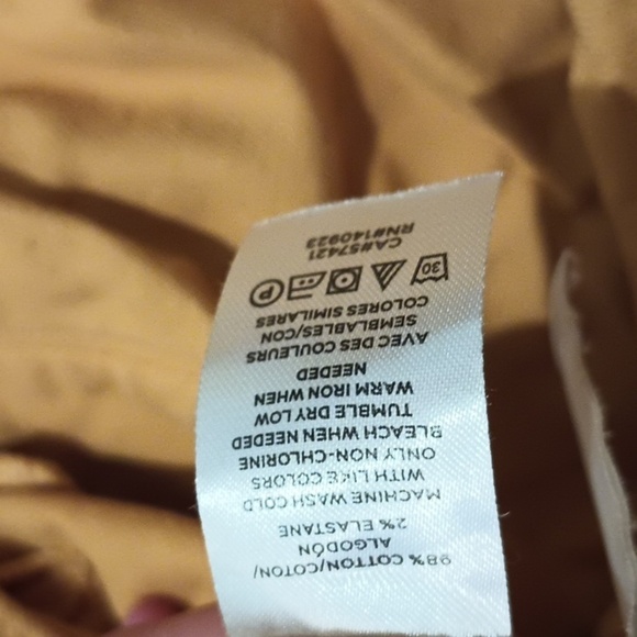 The Loft Plus Yellow Belted Cropped Straight Leg Trousers A33 - Picture 5 of 6